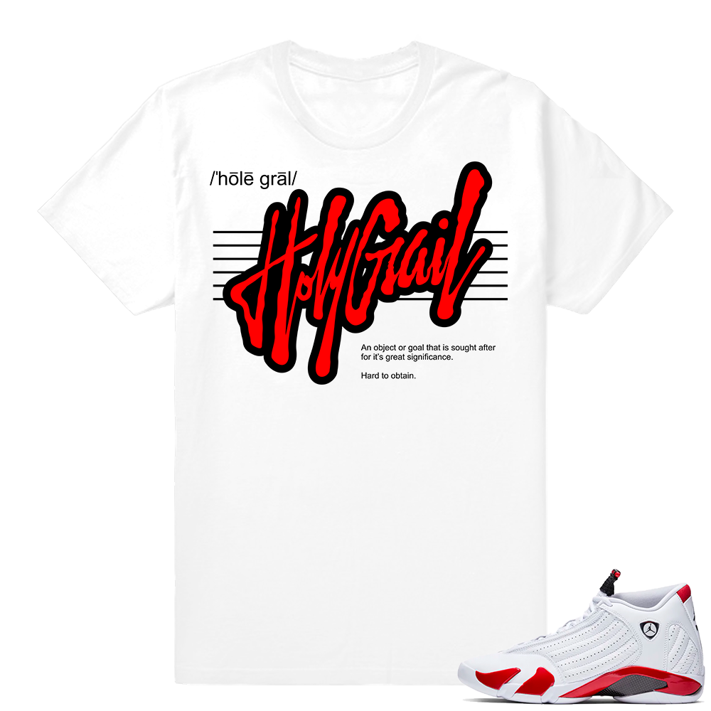 Candy Cane 14s | Holy Grail | White Shirt