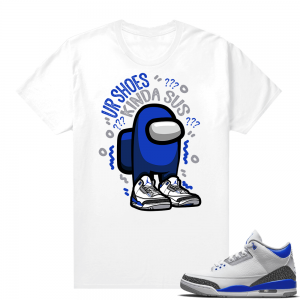Racer Blue 3s Jordan Sneaker Tees Shoes Sus