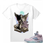 Easter 5s Regal Pink Shirts - White Count your blessings