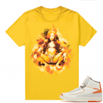 Jordan 2 Orange Sail Maison Chateau Rogue Shirts Gold Watercolor Lil Kim